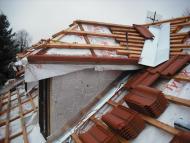 Zateplená střecha - V Podbabě 15
